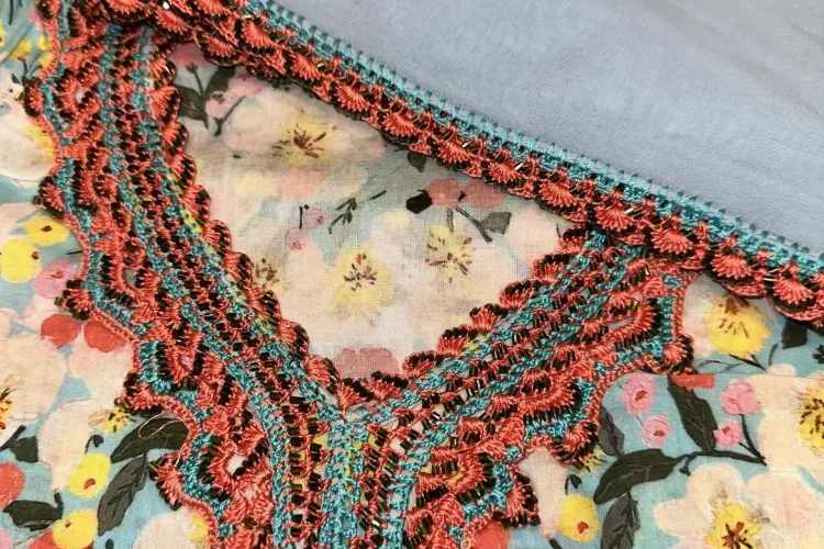 كروشيه قطعه + الشيله