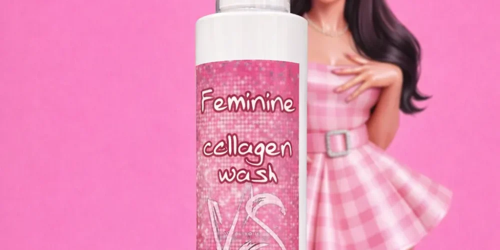 غسول للمنطقة الحساسة بالكولاجين