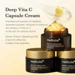 Medicube Deep Vita C Capsule Cream, Vitamin C, Niacinamide Brightening Moisturizer, 55g - Image 2